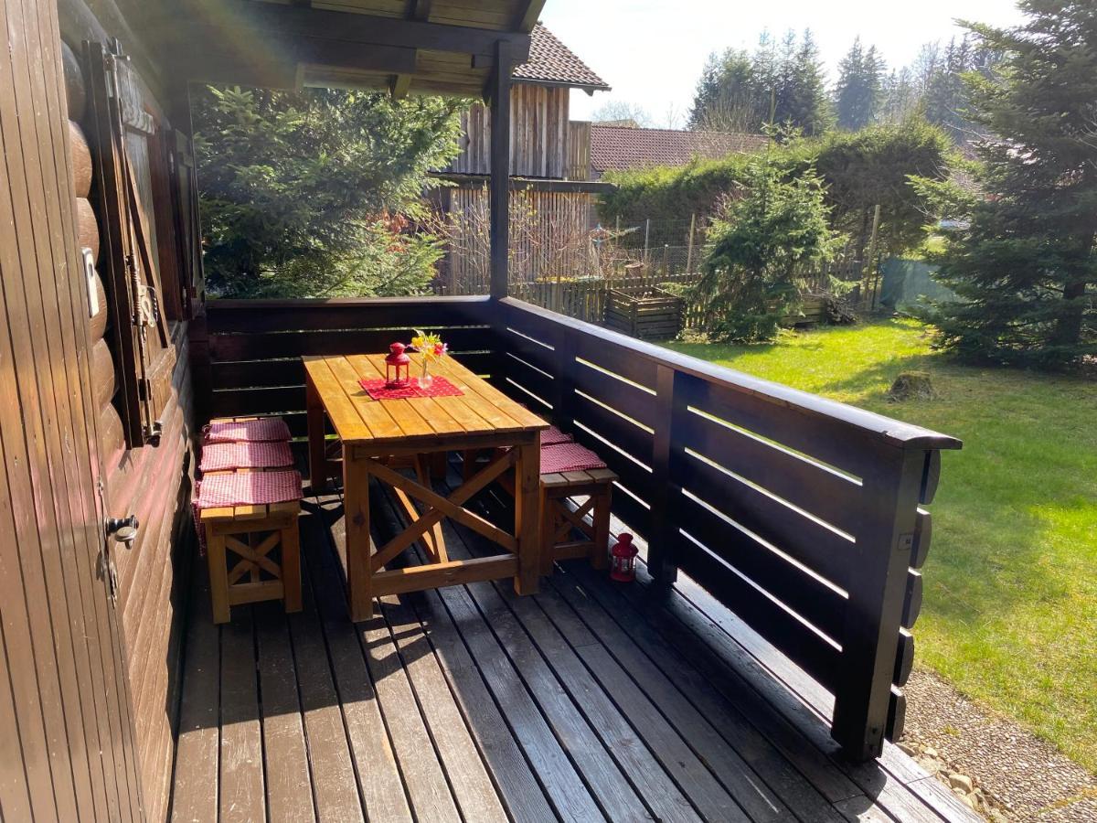 Ferienhaus-Blockhuette Im Fichtelgebirge - Nagler See 2 Km Nagel Exterior foto